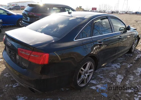 2014 Audi A6 3.0T Premium Plus from USA, damaged, VIN WAUHGAFC3EN033765